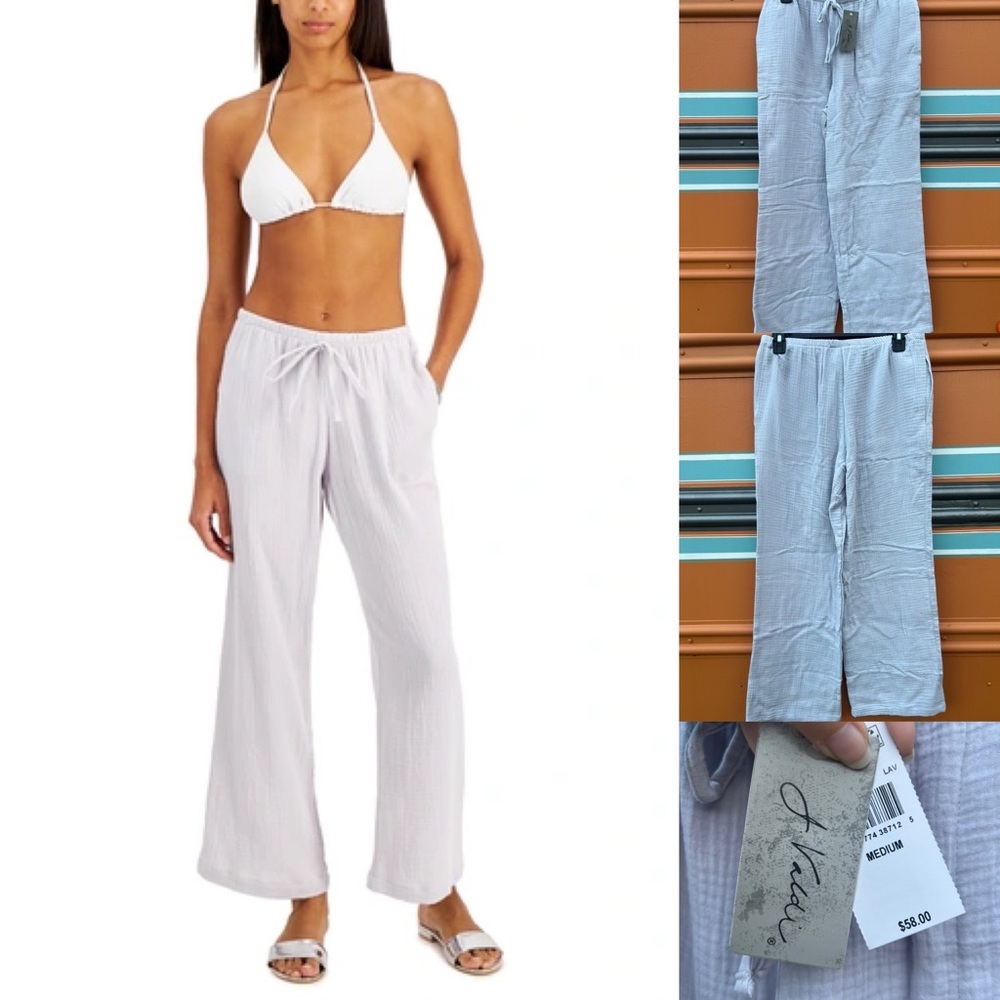 *NWT* J Valdi Lavender Cover-Up Swim Pants